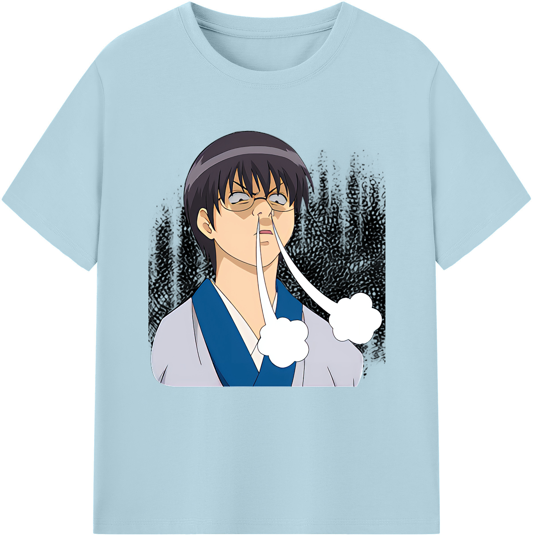 （画像用） ぎんたま 坂田銀時（さかたぎんとき） 神楽 志村新八（しむら しんぱち） GINTAMA Sakata Gintoki Kagura Shimura Shinpachi 綿100％半袖Tシャツ（フロントプリント）